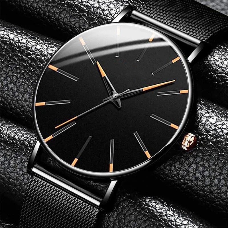 Minimalist Men Fashion Ultra Thin Watch