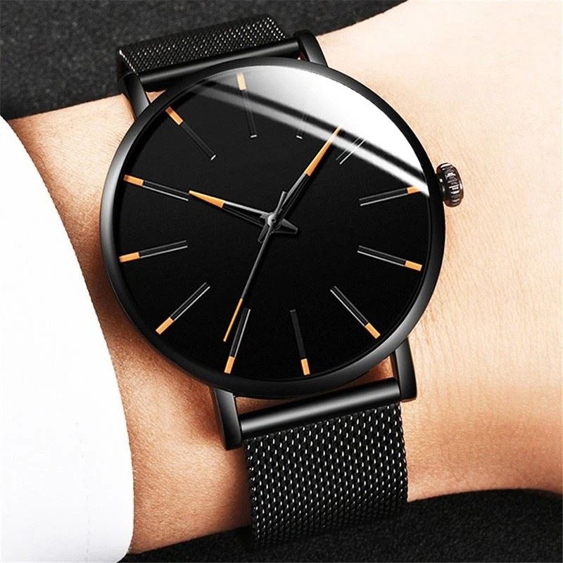 Minimalist Men Fashion Ultra Thin Watch