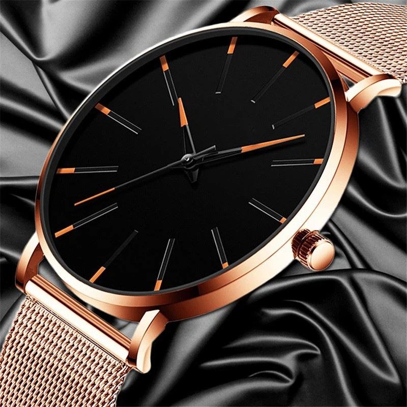 Minimalist Men Fashion Ultra Thin Watch