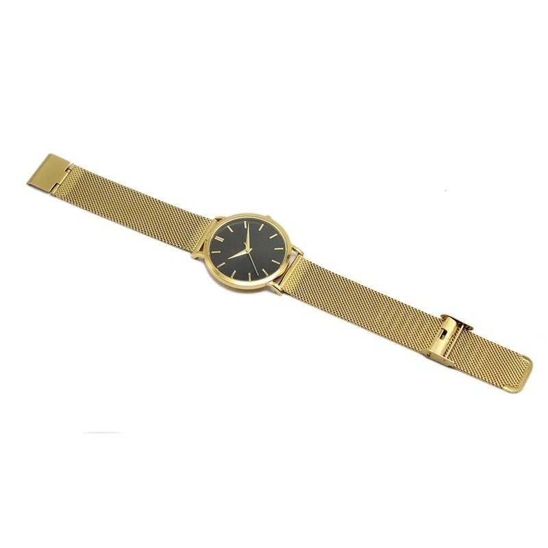 Minimalist Steel Quartz Watch Men Women