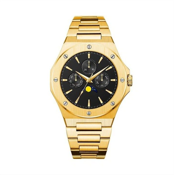 Luxury Chronograph Stainless Steel Men Watch