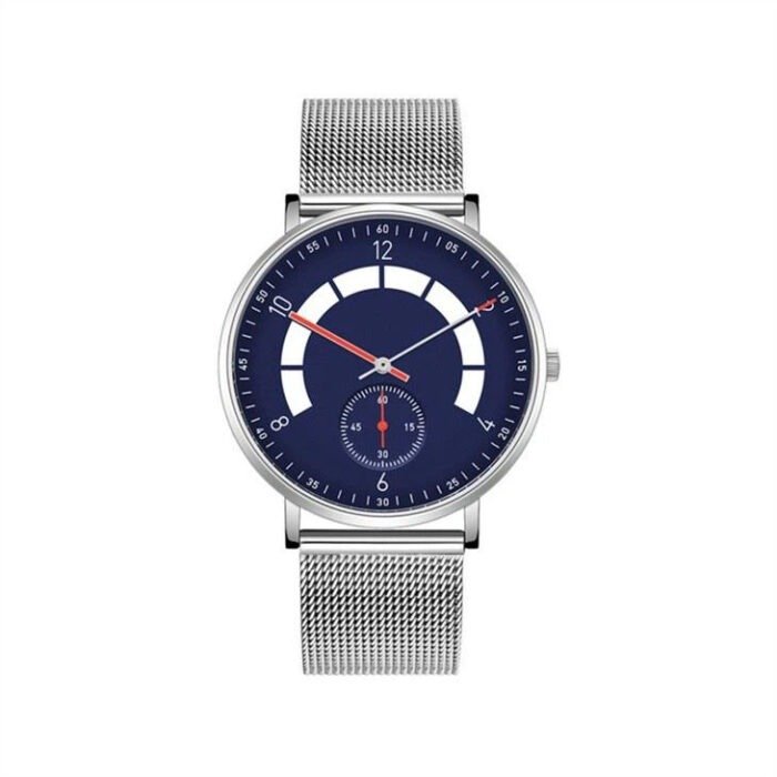 Men Stainless Steel Watch With Sub-dial