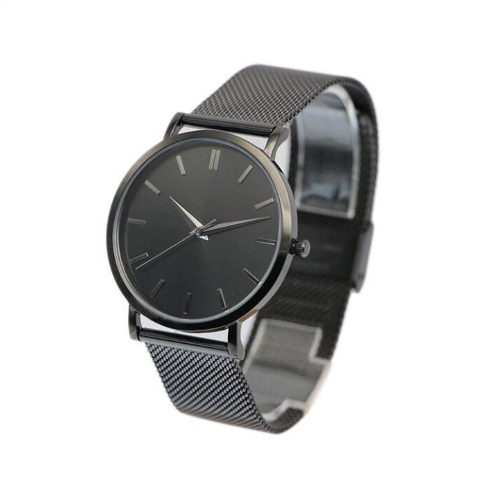 OEM fashion mesh steel unisex quartz watch