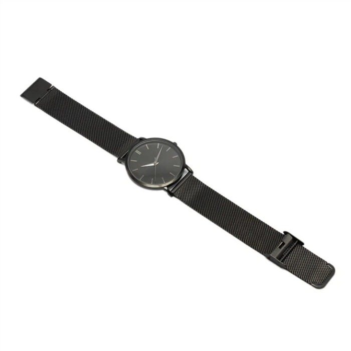 OEM fashion mesh steel unisex quartz watch