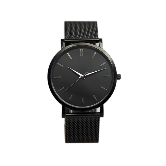 OEM fashion mesh steel unisex quartz watch