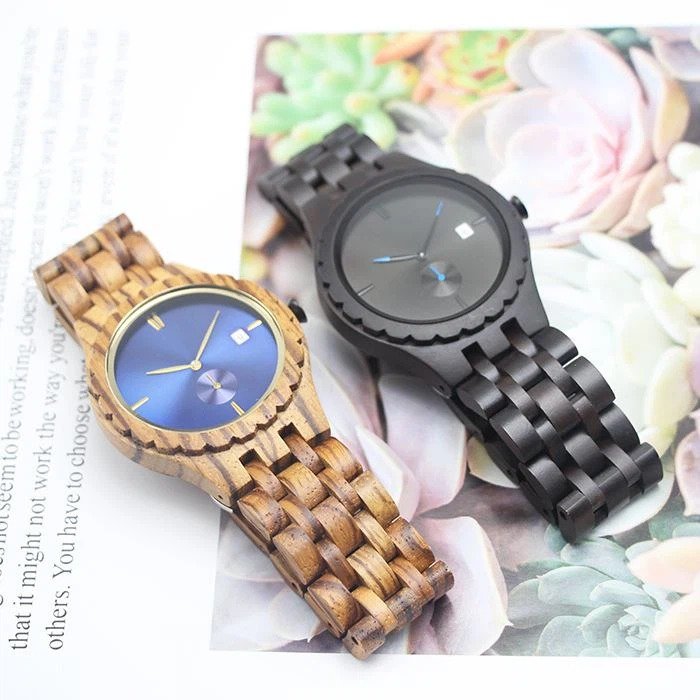 Personalized Wooden Watches * Sunray watch face * Special strap design * Metal index * Factory direct sale